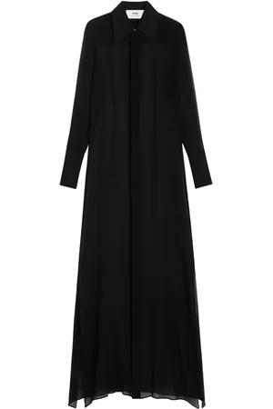 Ami Transparentes Seidenkleid