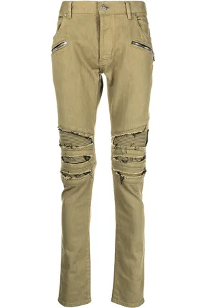 Balmain Skinny-Jeans in Distressed-Optik