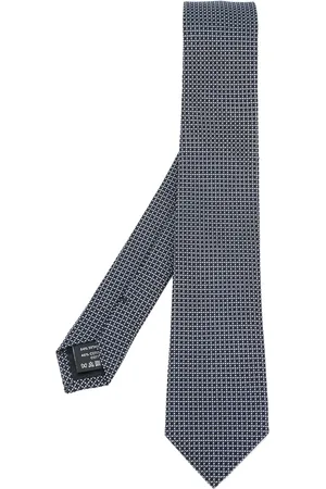 Ermenegildo Zegna Gemusterte Seidenkrawatte