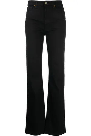 Khaite Gerade High-Rise-Jeans
