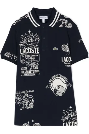 Lacoste Poloshirt mit grafischem Print