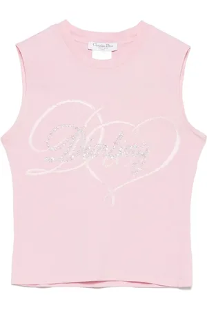 Dior 2000s Tanktop mit Logo-Stickerei