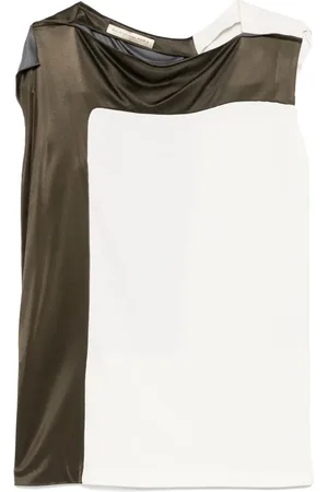 Balenciaga 2010s zweifarbige Bluse