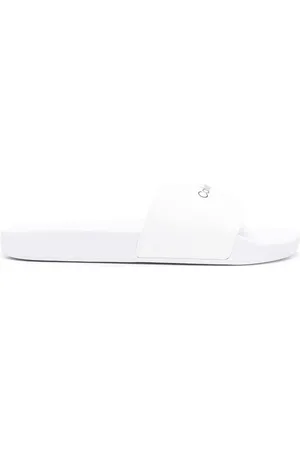 Calvin Klein Pantoletten mit Logo-Print
