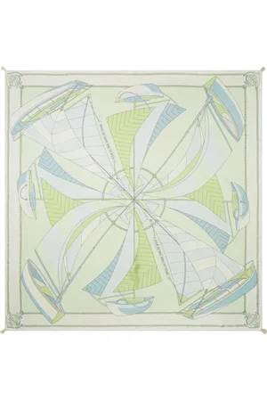 Tory Burch Seidenschal mit Segelboot-Print