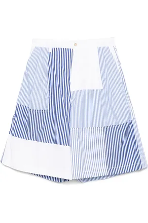 Comme des Garçons Shorts mit gestreiftem Einsatz