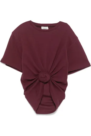 MAGDA BUTRYM T-Shirt mit Knotendetail