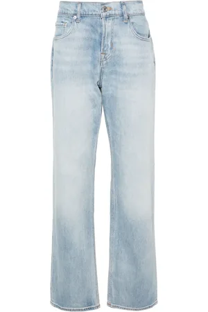 7 for all Mankind Halbhohe Austyn Straight-Leg-Jeans