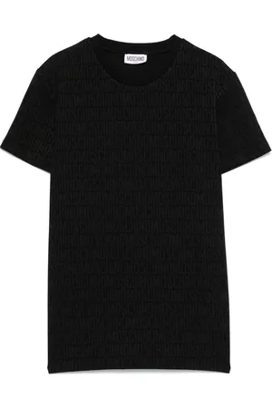 Moschino T-Shirt mit Logo-Jacquard
