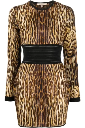 Roberto Cavalli Kleid mit Print