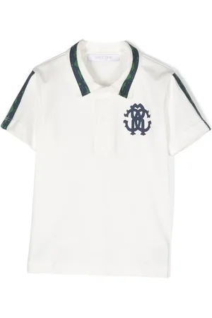 Roberto Cavalli Poloshirt mit Monogramm-Print
