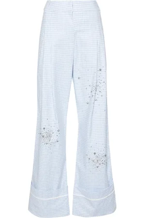 Des Phemmes Karohose mit Kristallen