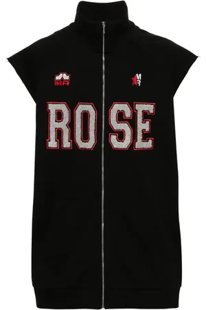 MARTINE ROSE Weste mit Logo-Stickerei