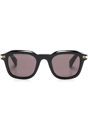 Cartier Sonnenbrille mit eckigem Gestell