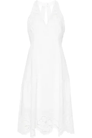 Twin-Set Midikleid mit Guipure-Detail