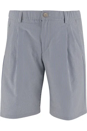 HERNO Striped bermuda shorts