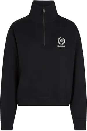 Karl Lagerfeld Sweatshirtjacke mit Stehkragen