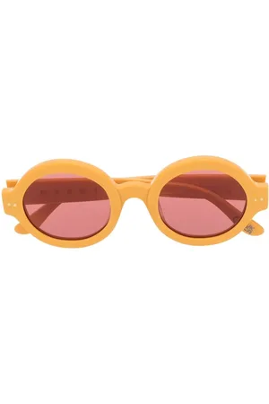 Marni Sonnenbrille mit rundem Gestell
