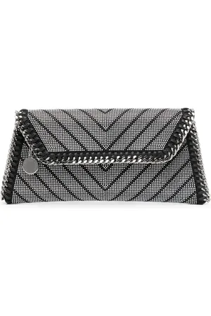 Stella McCartney Clutch mit Kristallen