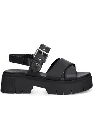 HUGO BOSS Sandalen mit Schnallenriemen