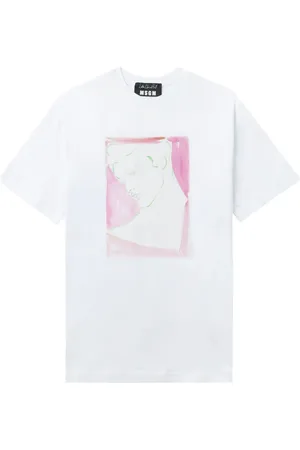 Msgm T-Shirt mit Illustration-Print