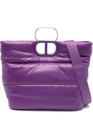 Twin-Set Gesteppte Lila Ski Handtasche