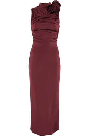 MAGDA BUTRYM Midikleid mit Raffungen