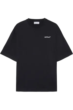 OFF-WHITE T-Shirt mit Tattoo Arrow-Stickerei