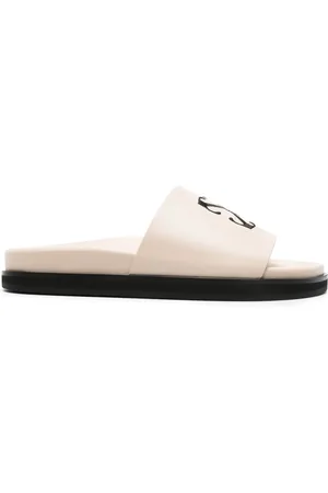 OFF-WHITE Slipper mit Arrows-Stickerei