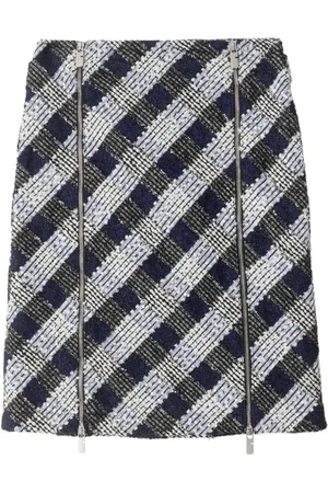 Burberry Karierter Tweed-Rock