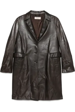 A.N.G.E.L.O. Vintage Cult 2000s Mantel aus Leder