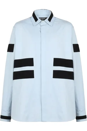 Balmain Hemd mit Kontrasteinsätzen