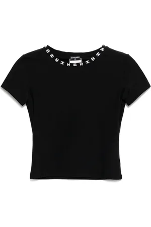 CHANEL 1997 T-Shirt mit Logo-Detail