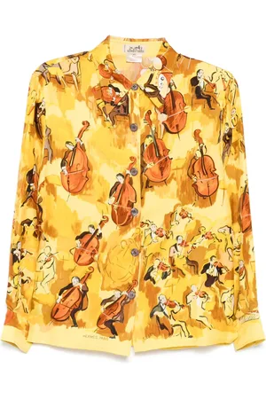 Hermès 1990-2000s T-Shirt mit grafischem Print