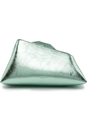 The Attico Clutch im Metallic-Look