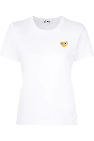 Comme des Garçons T-Shirt mit eingesticktem Herz