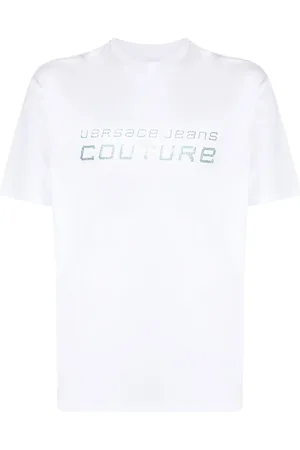 VERSACE T-Shirt mit Strassverzierung