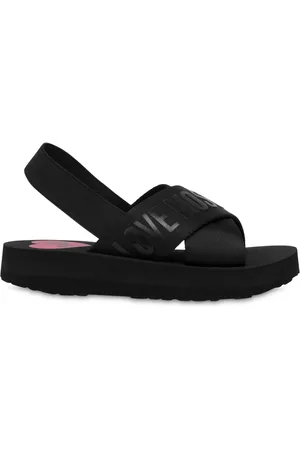 Moschino Sandalen mit Logo-Print