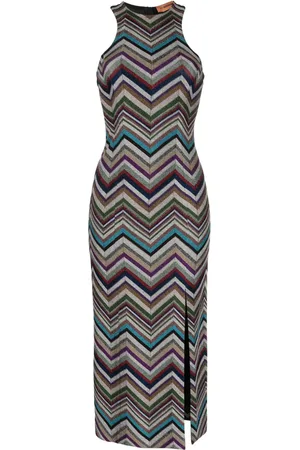 Missoni Midikleid mit Zickzackmuster
