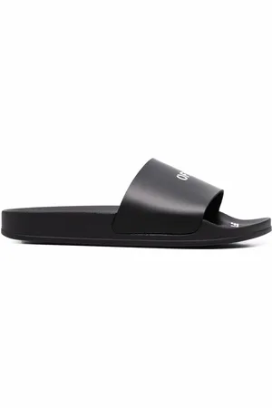 OFF-WHITE Pantoletten mit Logo-Print