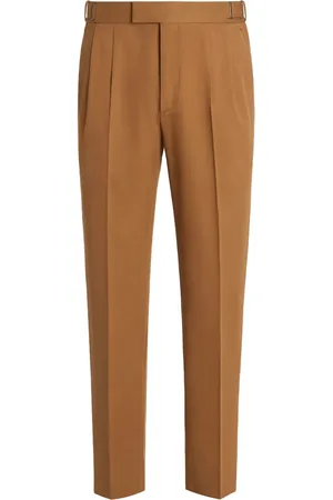 Ermenegildo Zegna Bundfaltenhose mit geradem Bein