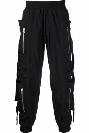Balmain Shell-Sporthose mit Reißverschlusstaschen
