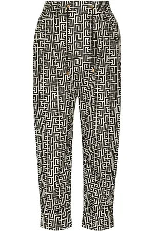 Balmain Hose mit Monogramm-Print