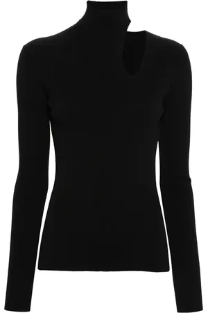 Fendi Geripptes Oberteil mit Cut-Out