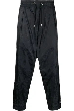Balmain Tapered-Hose mit Monogramm-Print