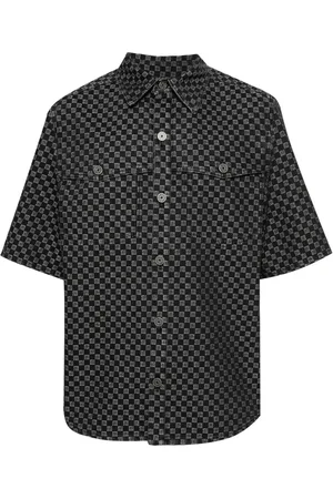 Balmain Hemd aus Monogramm-Jacquard