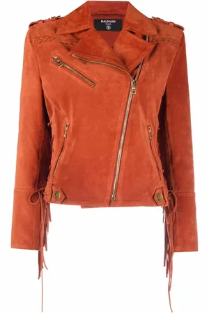 Balmain X Netflix Bikerjacke mit Reißverschluss