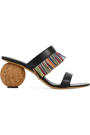 Salvatore Ferragamo Sandalen mit Fransen 75mm