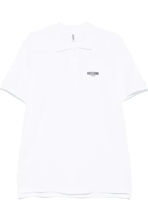 Moschino Poloshirt mit Logo-Print