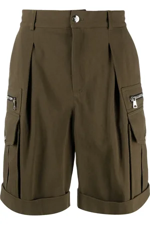 Balmain Knielange Shorts mit Reißverschlüssen